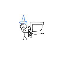 wizard tech support drawing by colinn24 in Artbitrator