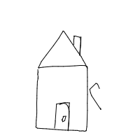 house with chimney drawing by guest-lpghak7ey in Artbitrator