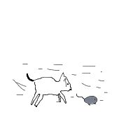 cat chasing mouse drawing by guest-i03jf60tg in Artbitrator