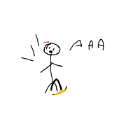 slipping on banana peel drawing by mlodanatalia in Artbitrator