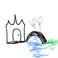 castle siege drawing by sofiaabarovero in Artbitrator