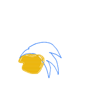 sonic drawing by guest-gxct0s9ni in Artbitrator