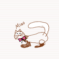 cat with tie drawing by guest-gxct0s9ni in Artbitrator