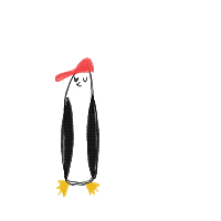 penguin with a hat drawing by guest-m6ocyv8e3 in Artbitrator