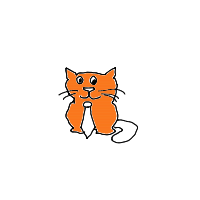 cat with tie drawing by guest-bev2sccvp in Artbitrator