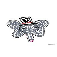 elephant with a hat drawing by guest-hen7ll7d2 in Artbitrator