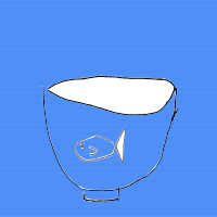 fish in bowl drawing by guest-an0u7y5zk in Artbitrator
