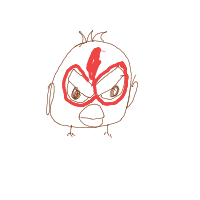 angry bird drawing by guest-isgmqmdh4 in Artbitrator