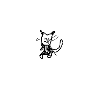 cat with tie drawing by guest-pblzv9cc3 in Artbitrator