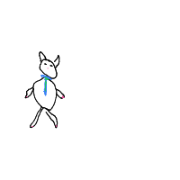 cat with tie drawing by guest-kf3ib2wun in Artbitrator
