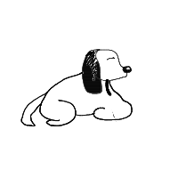 sleepy dog drawing by dantasrenato in Artbitrator