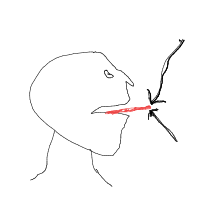 tip of tongue drawing by guest-kf3ib2wun in Artbitrator