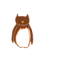 confused owl drawing by dantasrenato in Artbitrator
