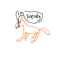 sneaky fox drawing by guest-mkv9u9a1d in Artbitrator
