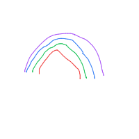 rainbow drawing by guest-4nmhznl5d in Artbitrator