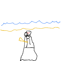 vampire at beach drawing by guest-x2gi4ynaa in Artbitrator