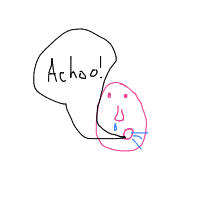 sneezing drawing by guest-hr2h87zec in Artbitrator