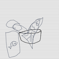 fish in bowl drawing by guest-ep9txbslg in Artbitrator