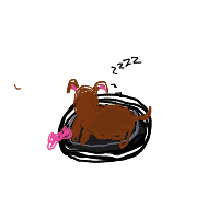 sleepy dog drawing by guest-og7c2gbrh in Artbitrator