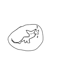 sleeping cat drawing by guest-ol1r3npyx in Artbitrator
