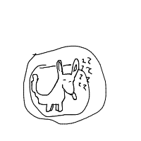 sleepy dog drawing by guest-ol1r3npyx in Artbitrator