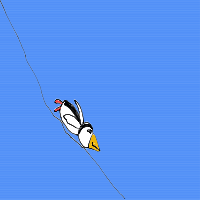 penguin sliding drawing by guest-mmi2fyom1 in Artbitrator