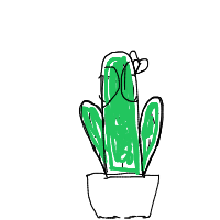 dancing cactus drawing by guest-hiedn43xu in Artbitrator