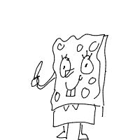 spongebob drawing by timoling in Artbitrator