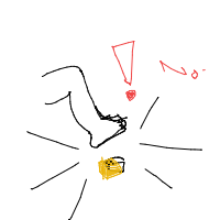 stepping on lego drawing by guest-ley3q3t43 in Artbitrator