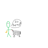 alien at grocery store drawing by guest-1y8hpxtq6 in Artbitrator