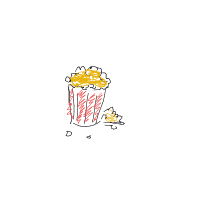 popcorn overflowing drawing by guest-dgf8aiwmh in Artbitrator