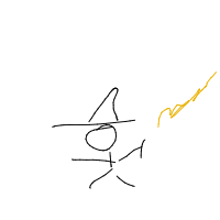 wizard casting spell drawing by guest-btb8k7mga in Artbitrator