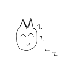 sleeping cat drawing by almir77 in Artbitrator