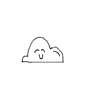 cloud with face drawing by kyler in Artbitrator