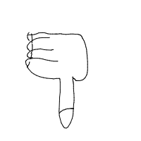 thumbs down drawing by guest-77td9nw24 in Artbitrator