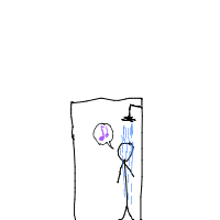 singing in shower drawing by guest-tjw2x2ccd in Artbitrator