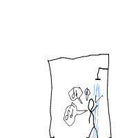 singing in shower drawing by guest-ryz9tbscu in Artbitrator