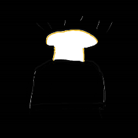 bread in toaster ejecting drawing by guest-1koey5xw1 in Artbitrator