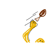 throwing food drawing by benocaso in Artbitrator