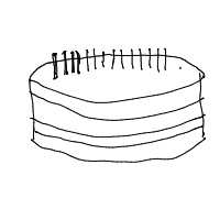 birthday cake drawing by osmani in Artbitrator