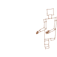 pirate vs robot drawing by osmani in Artbitrator