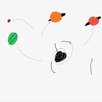 black hole drawing by osmani in Artbitrator