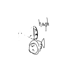 grumpy fish drawing by guest-krj75at36 in Artbitrator