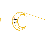 moon smiling drawing by guest-4cebqk78m in Artbitrator