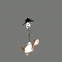 cowboy on tiny horse drawing by guest-ou2ezox7t in Artbitrator