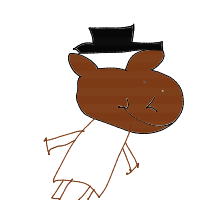bear with a hat drawing by ica_jerry in Artbitrator