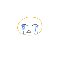crying face drawing by mayday in Artbitrator