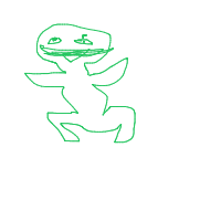 happy frog drawing by mico in Artbitrator