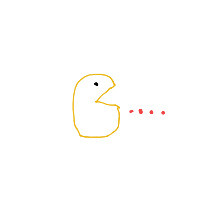 pac-man drawing by guest-kaj4gztl7 in Artbitrator