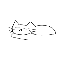 sleeping cat drawing by guest-prs69x214 in Artbitrator